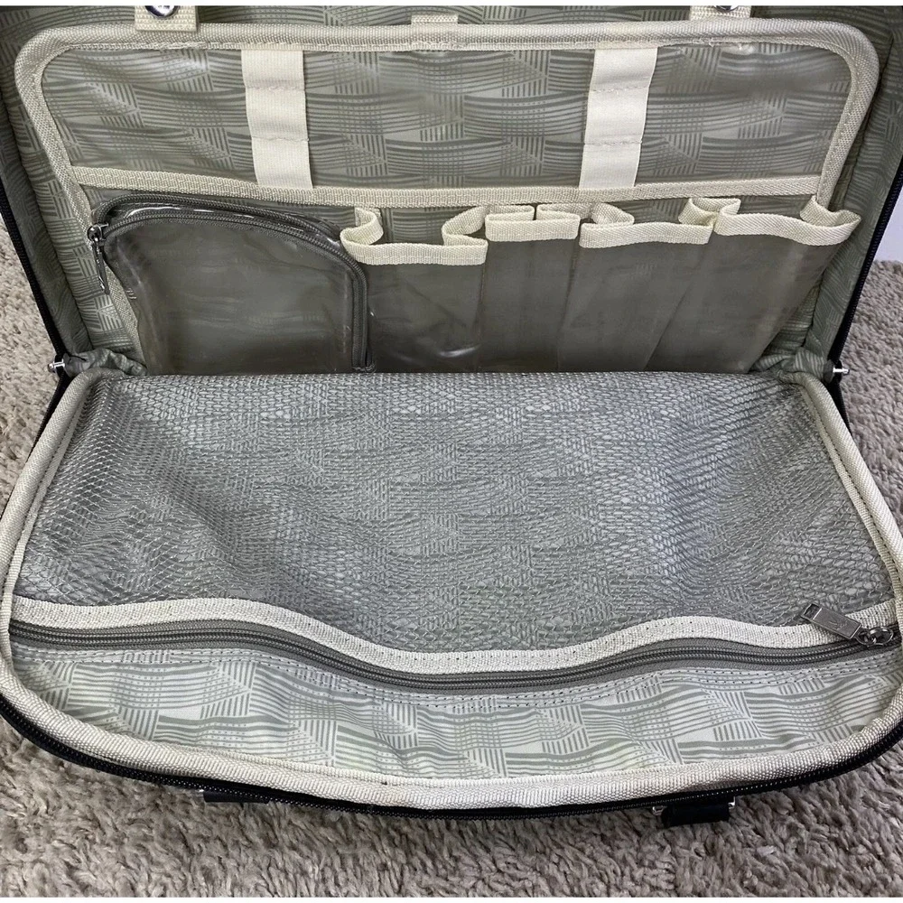 RICARDO Beverly Hills‎ Carry-On Suitcase Satchel Bag Weekender Travel Dark Gray